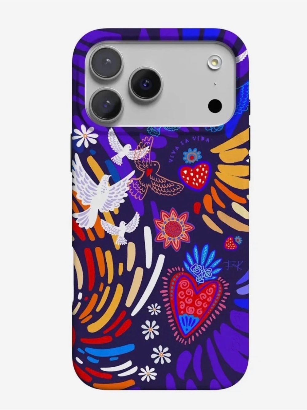 Casely Viva La Frida Kahlo iPhone 17 Pro Max Purple Phone Case